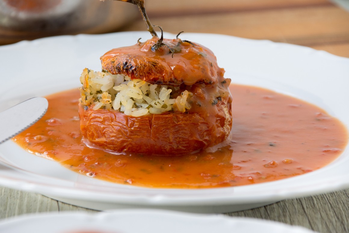 Gefüllte Tomaten aus dem Ofen