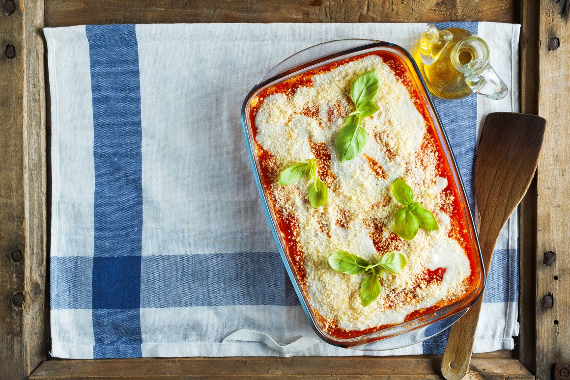 Gemüselasagne mit Tomatensauce