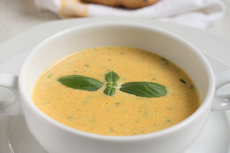 Reis-Karottensuppe