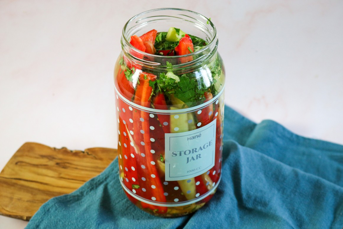 Eingelegte Paprika