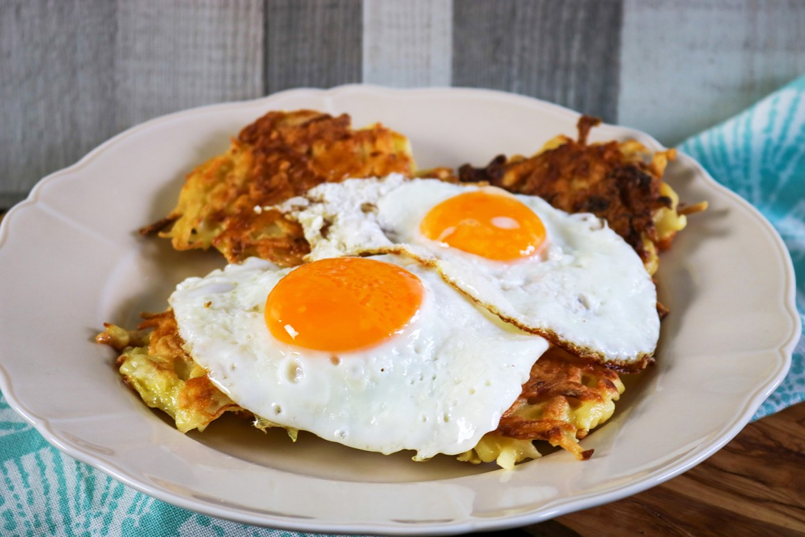 Rösti mit Spiegelei - Rezept