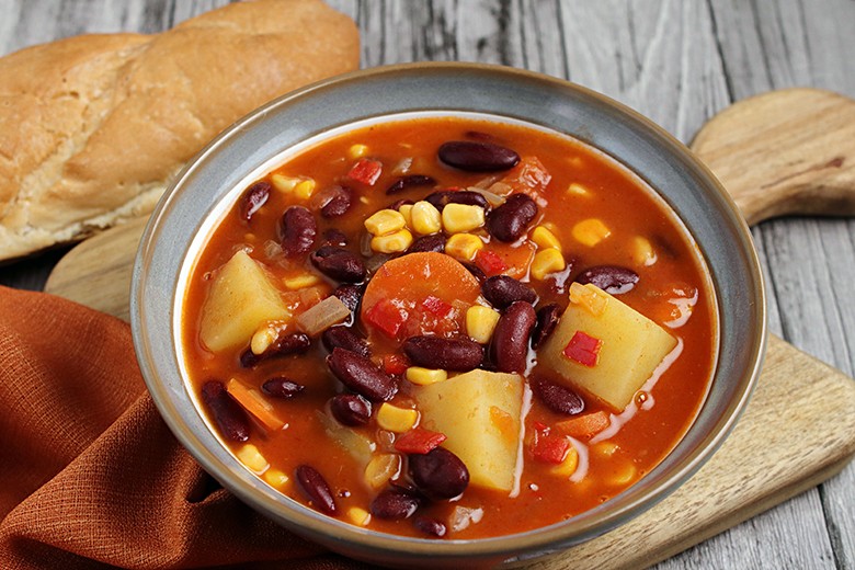 Vegetarische Mexikosuppe