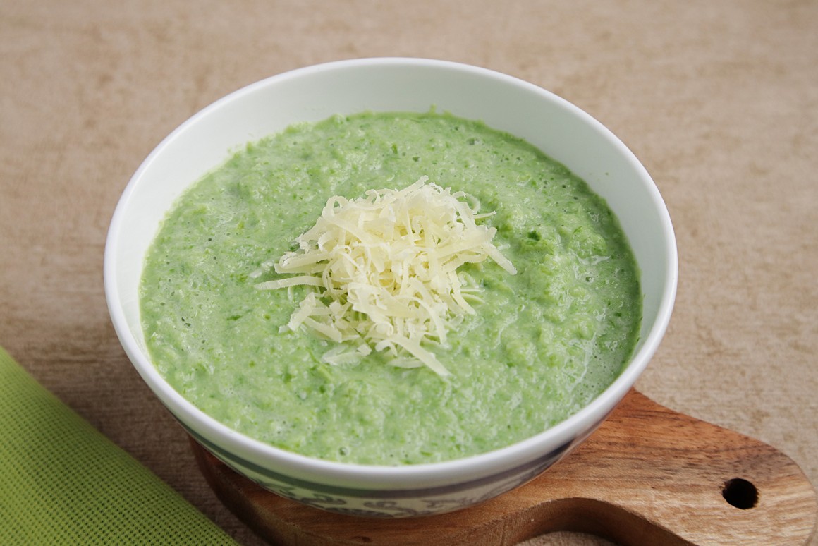 Grüne Bohnencremesuppe