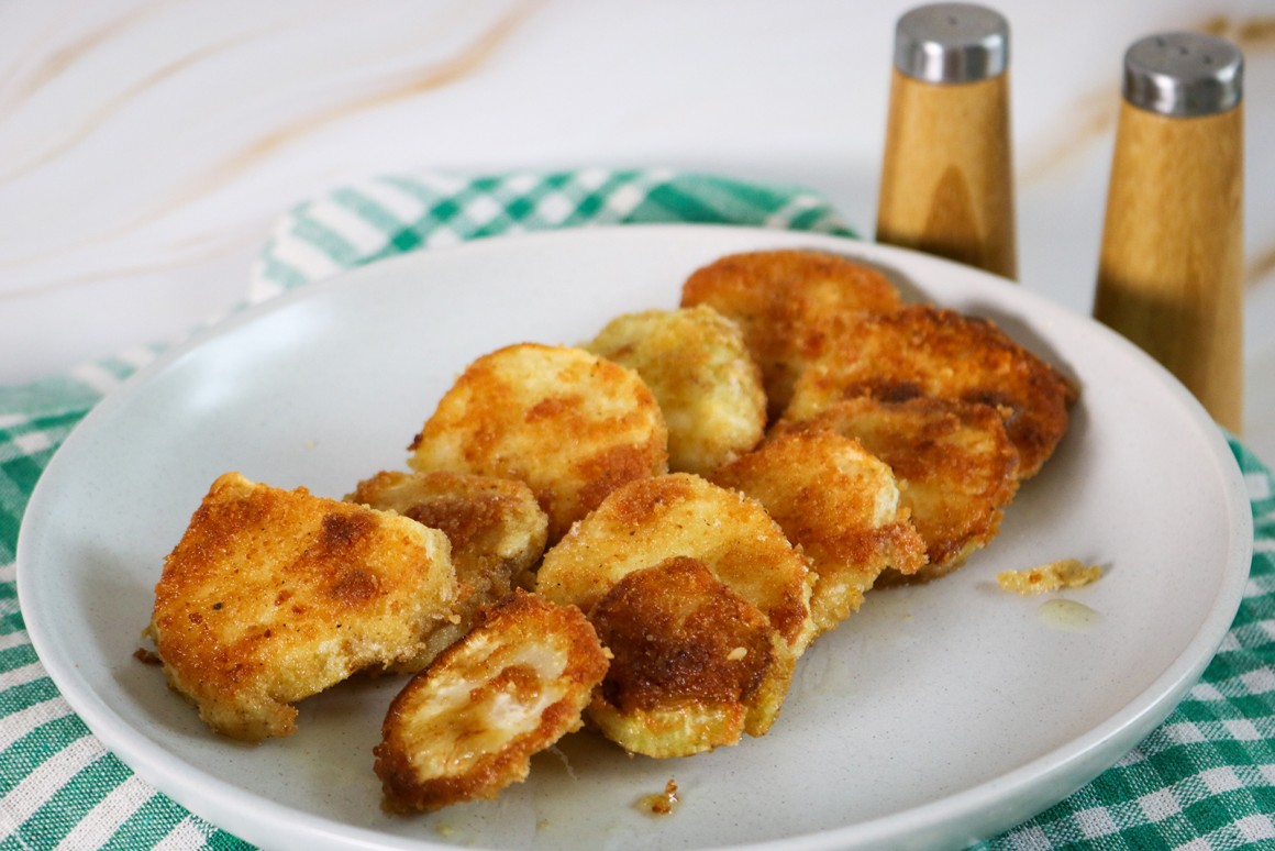 Gebratene Sellerieschnitzel