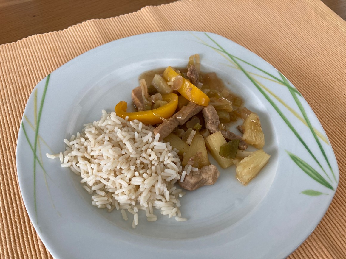 Schweinefleisch süß-sauer