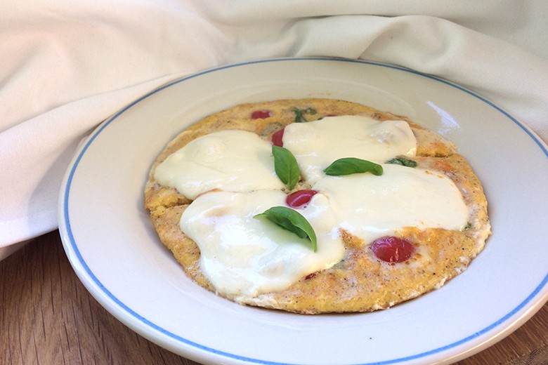 Tomaten-Pfanne mit Mozzarella