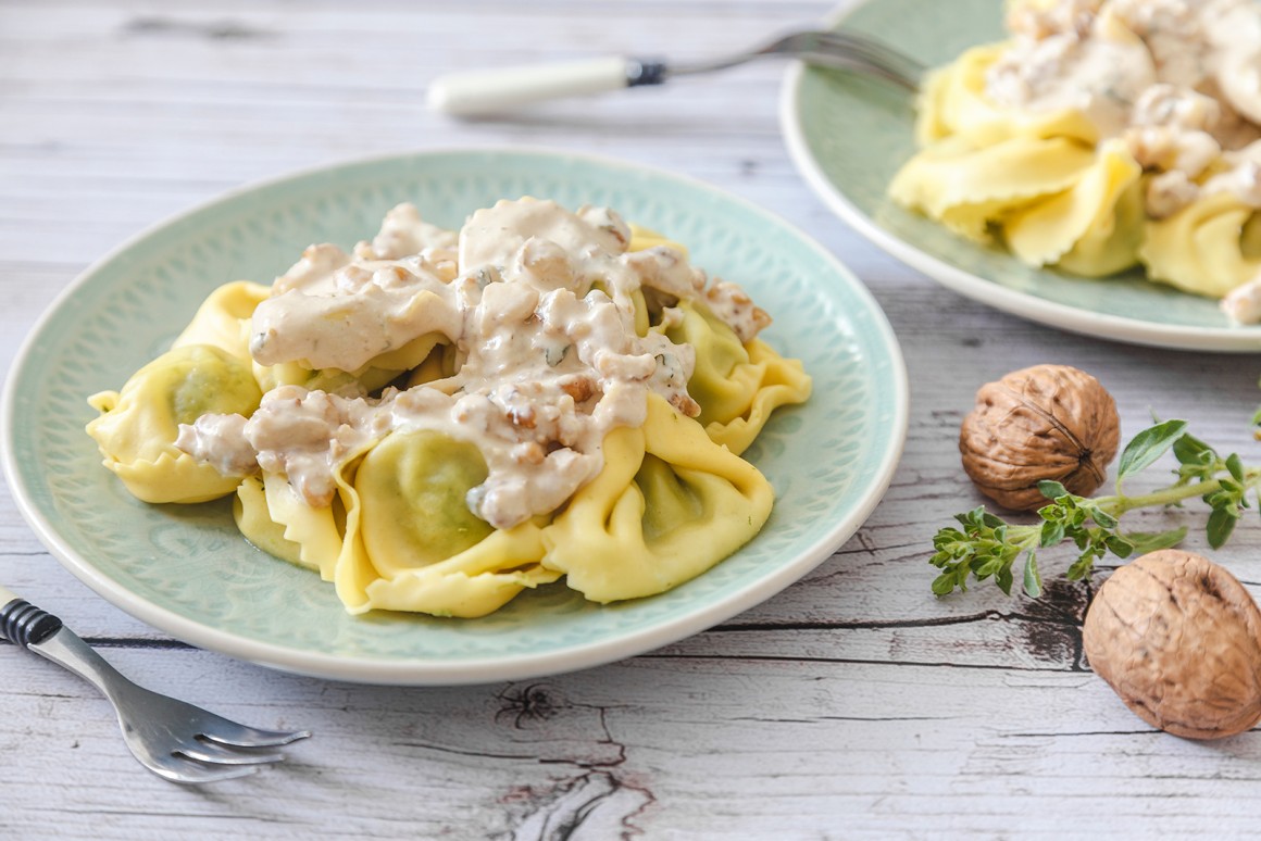 Tortellini mit Walnüssen