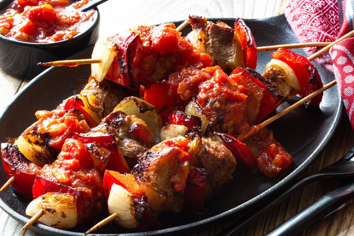 Gegrillter Schaschlik