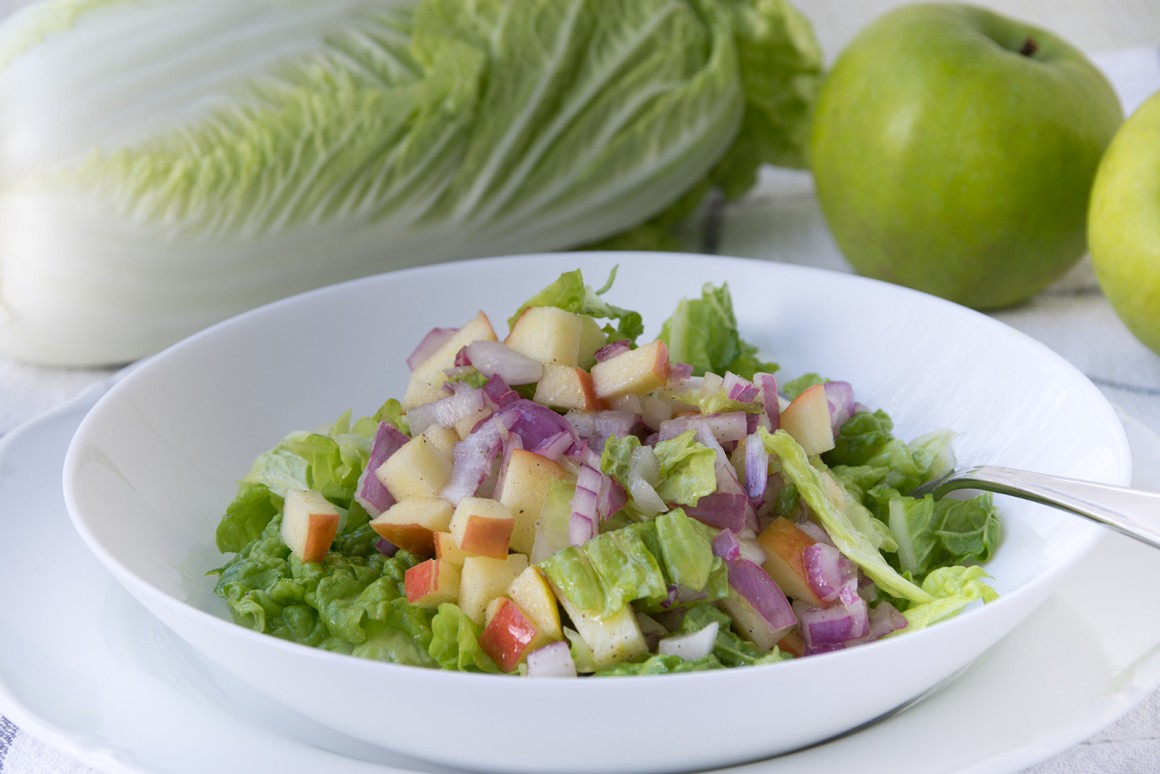 Chinakohlsalat mit Apfel - Rezept