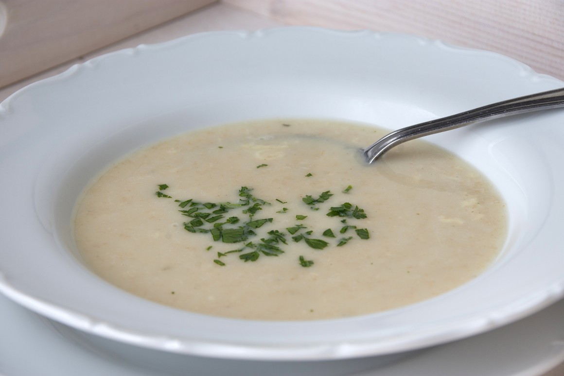 Einfache Hirsesuppe