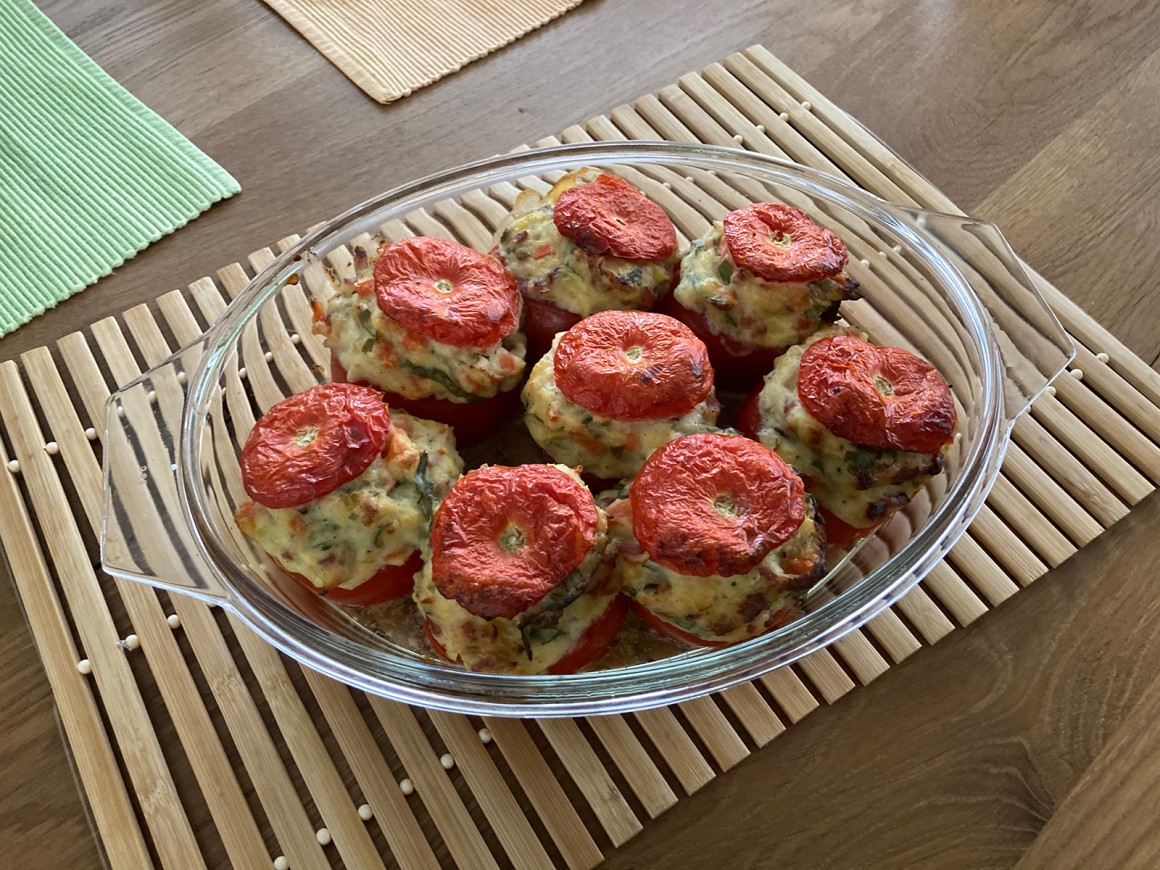 Schmortomaten mit Bärlauch