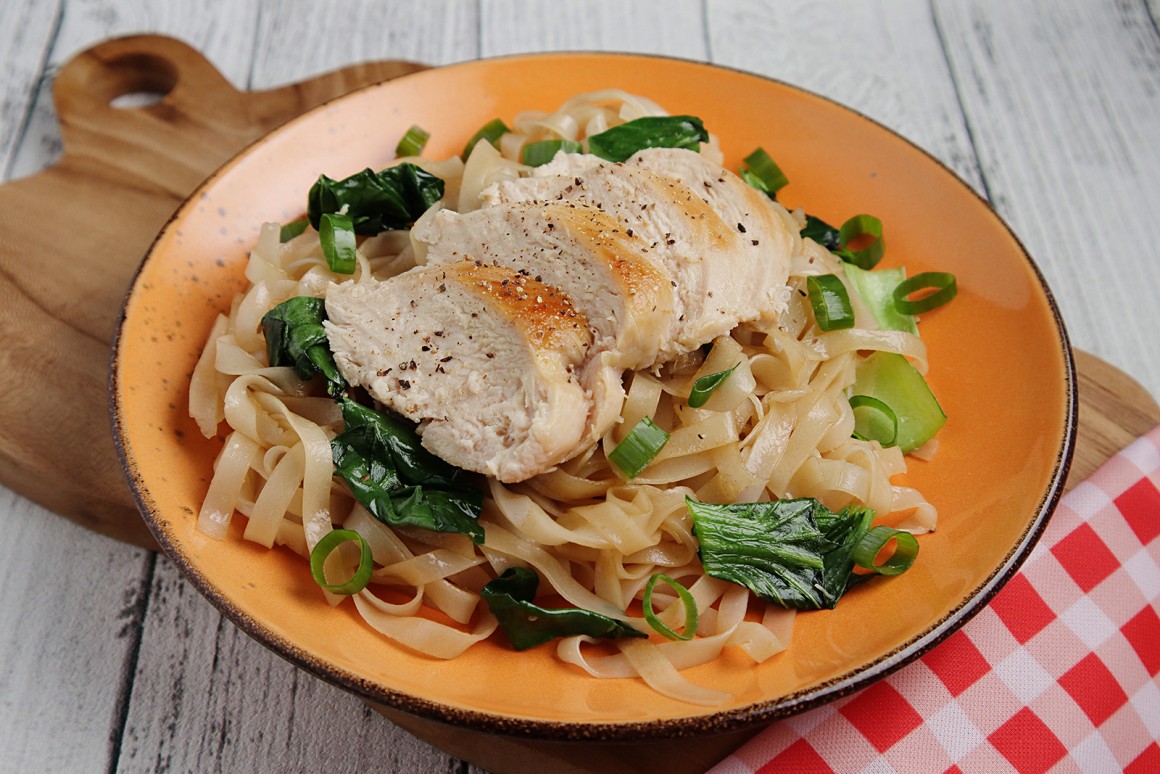 Putenfilet mit Bandnudeln - Rezept