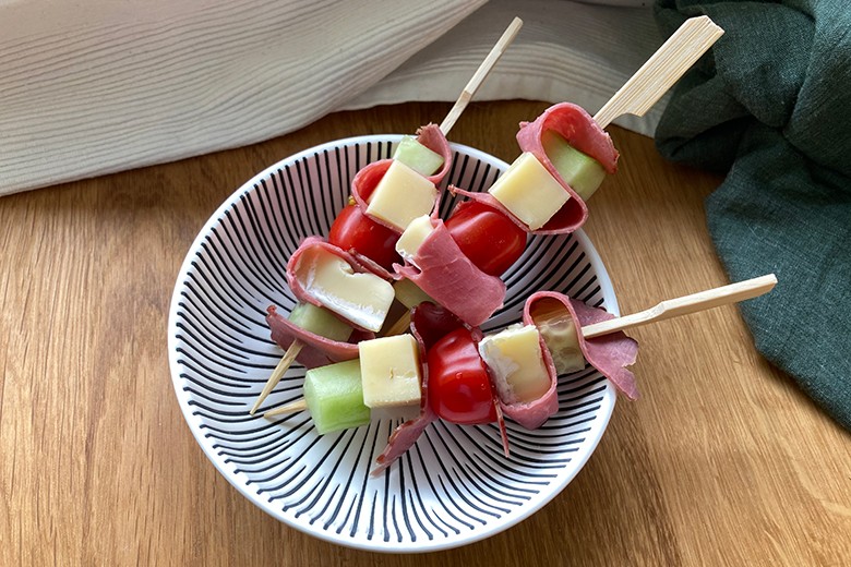 Würzige Käsespieße