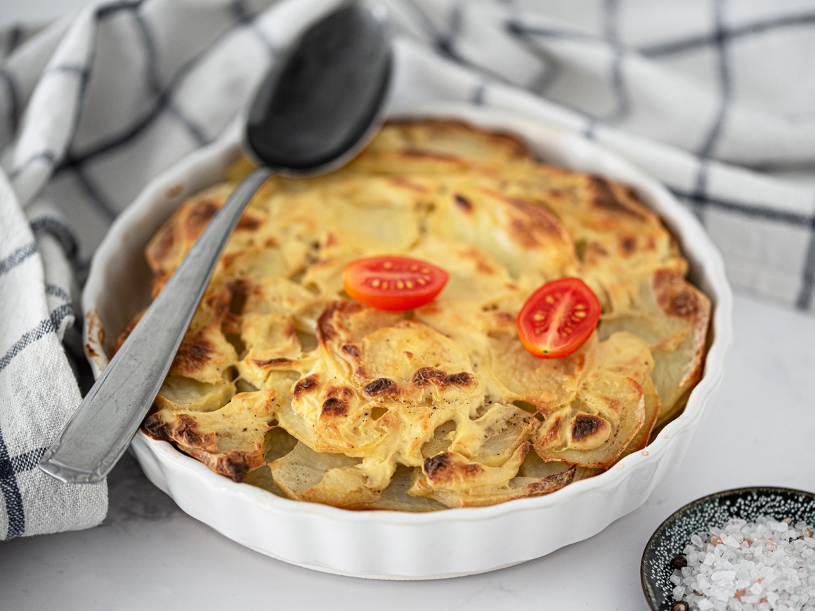 Kartoffelauflauf mit Rindfleisch