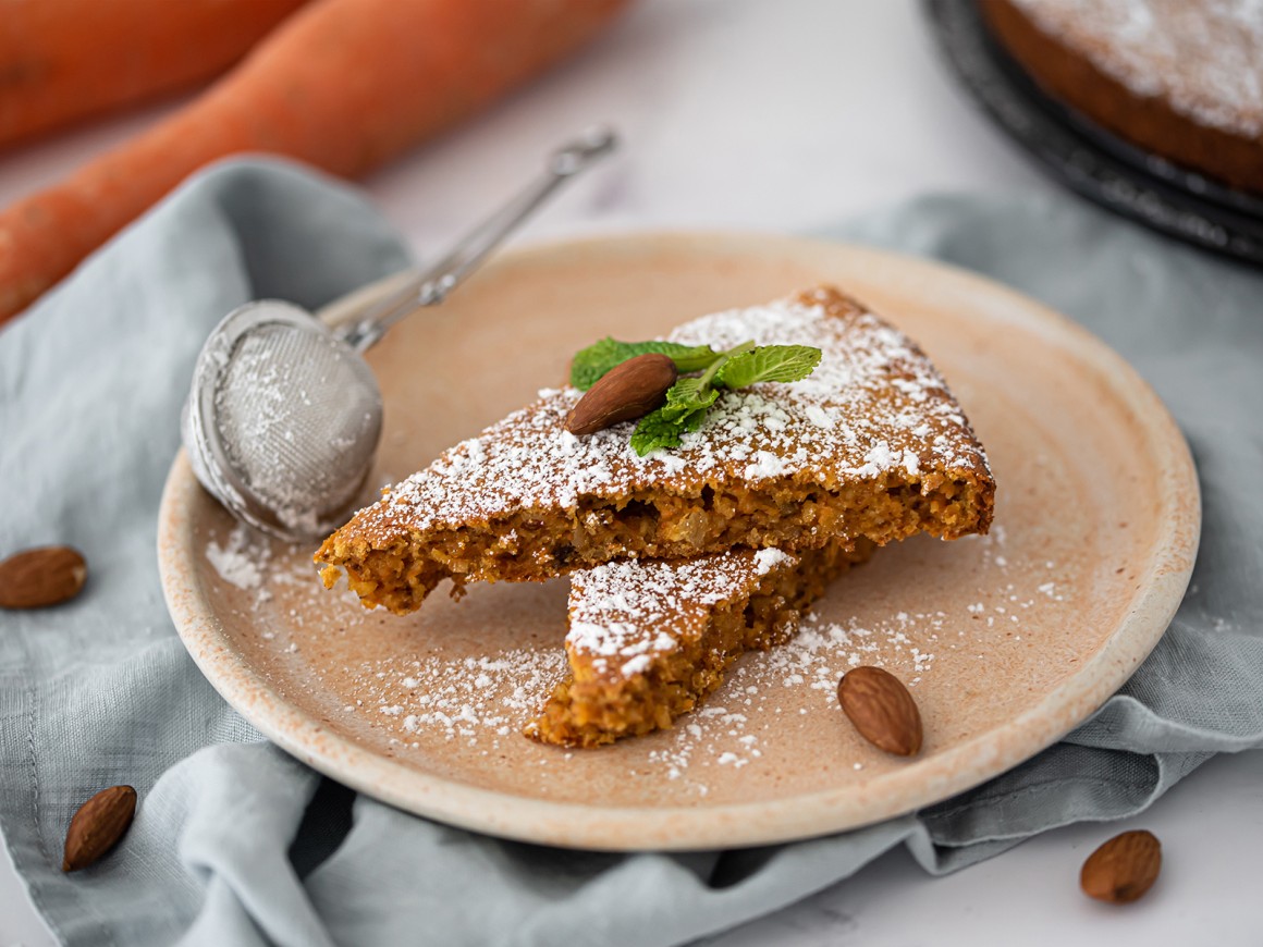 Karottenkuchen mit Haferflocken