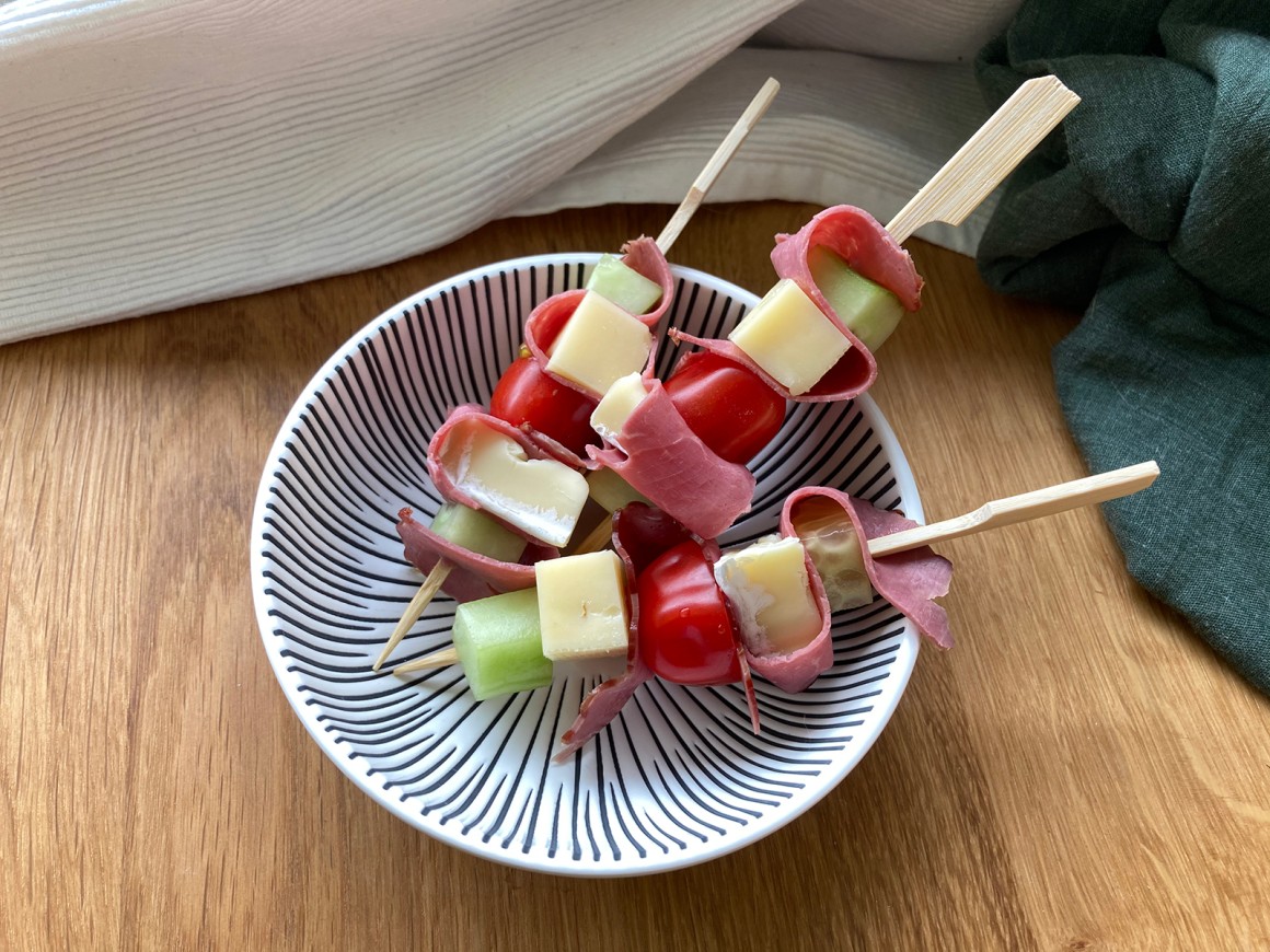 Würzige Käsespieße