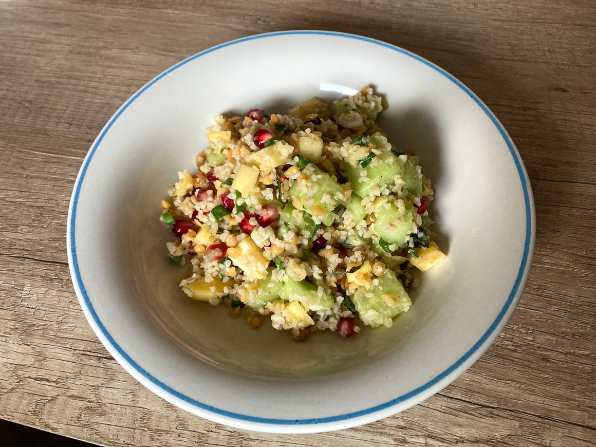 Bulgur-Linsensalat