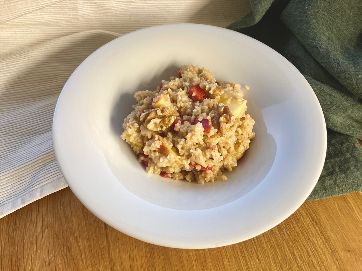 Bulgursalat ohne Tomaten