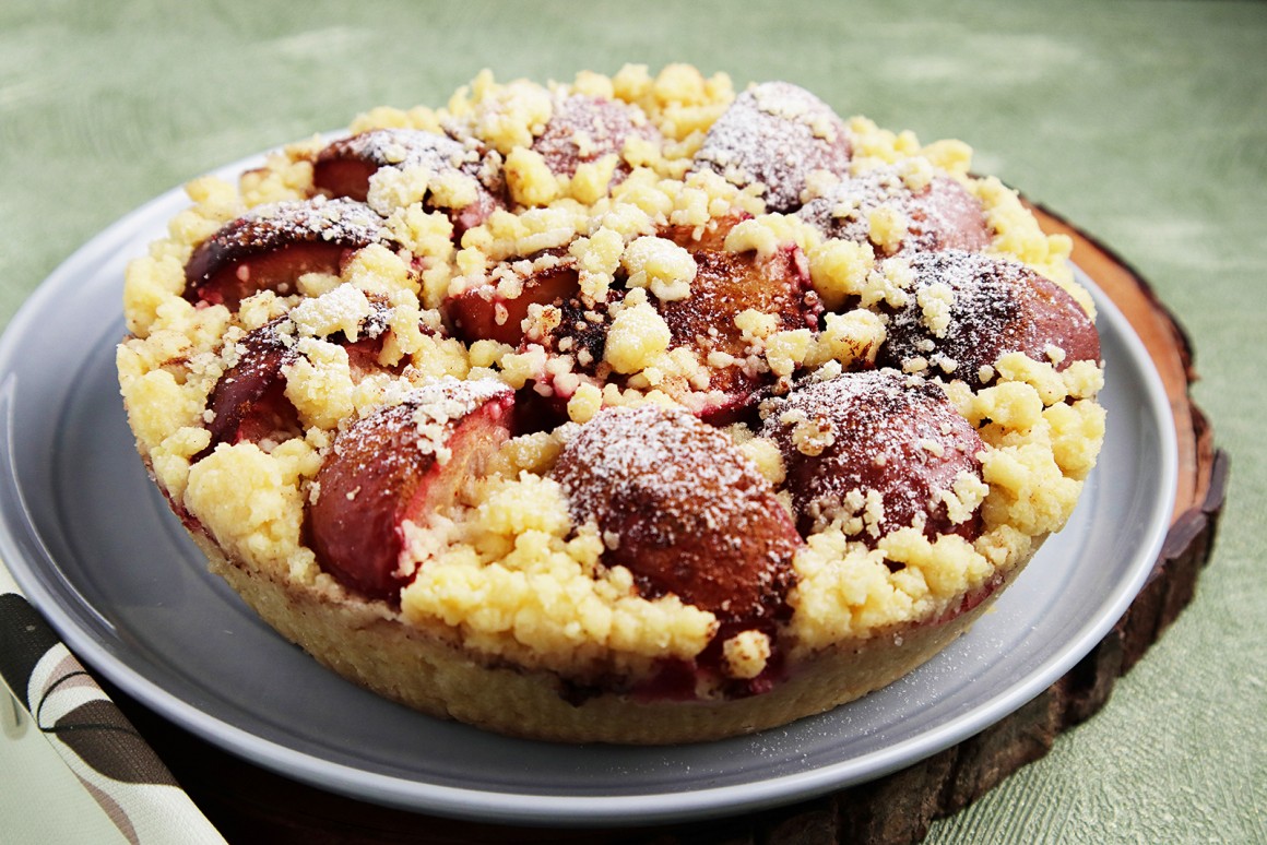 Pflaumenkuchen ohne Ei