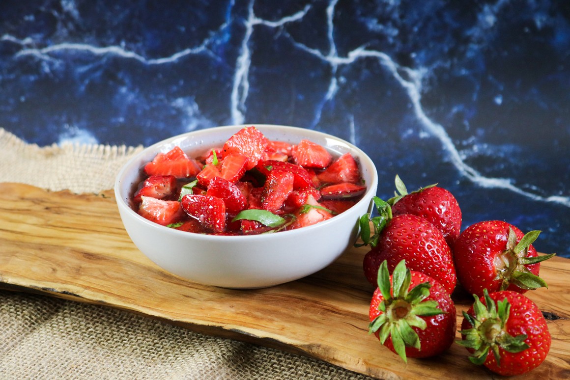 Erdbeeren mit Pfeffer - Rezept