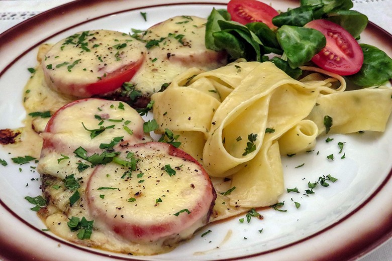 Minutensteak Caprese