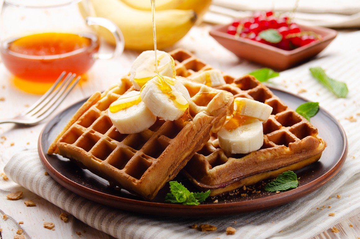 Bananenwaffeln ohne Zucker
