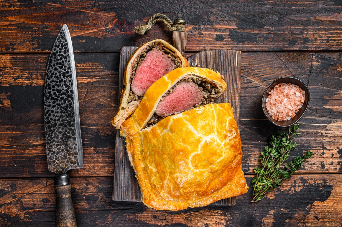 Rinderfilet Wellington im Blätterteigmantel