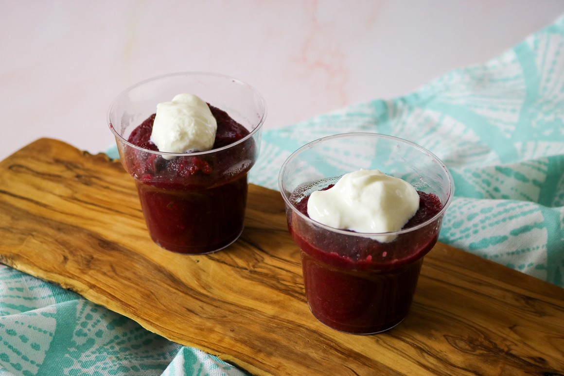 Vegane Kirschmousse