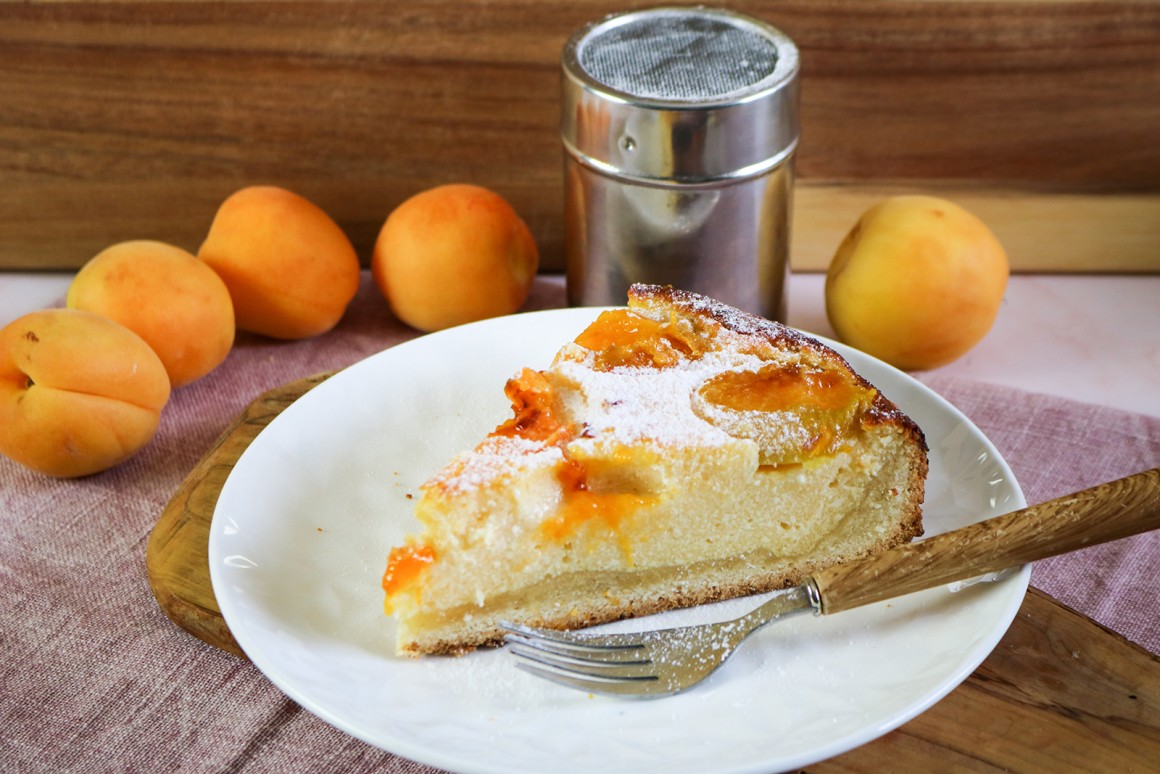 Aprikosenkuchen mit Quark - Rezept