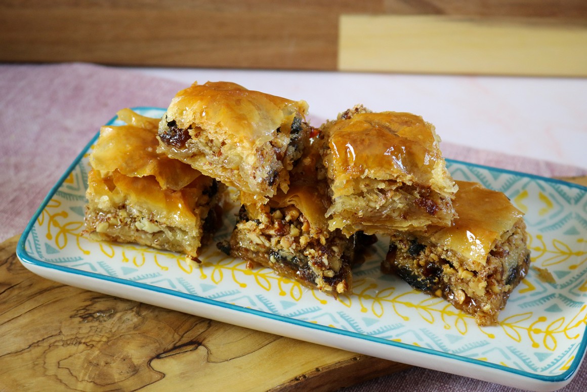 Aprikosen-Mandel-Baklava