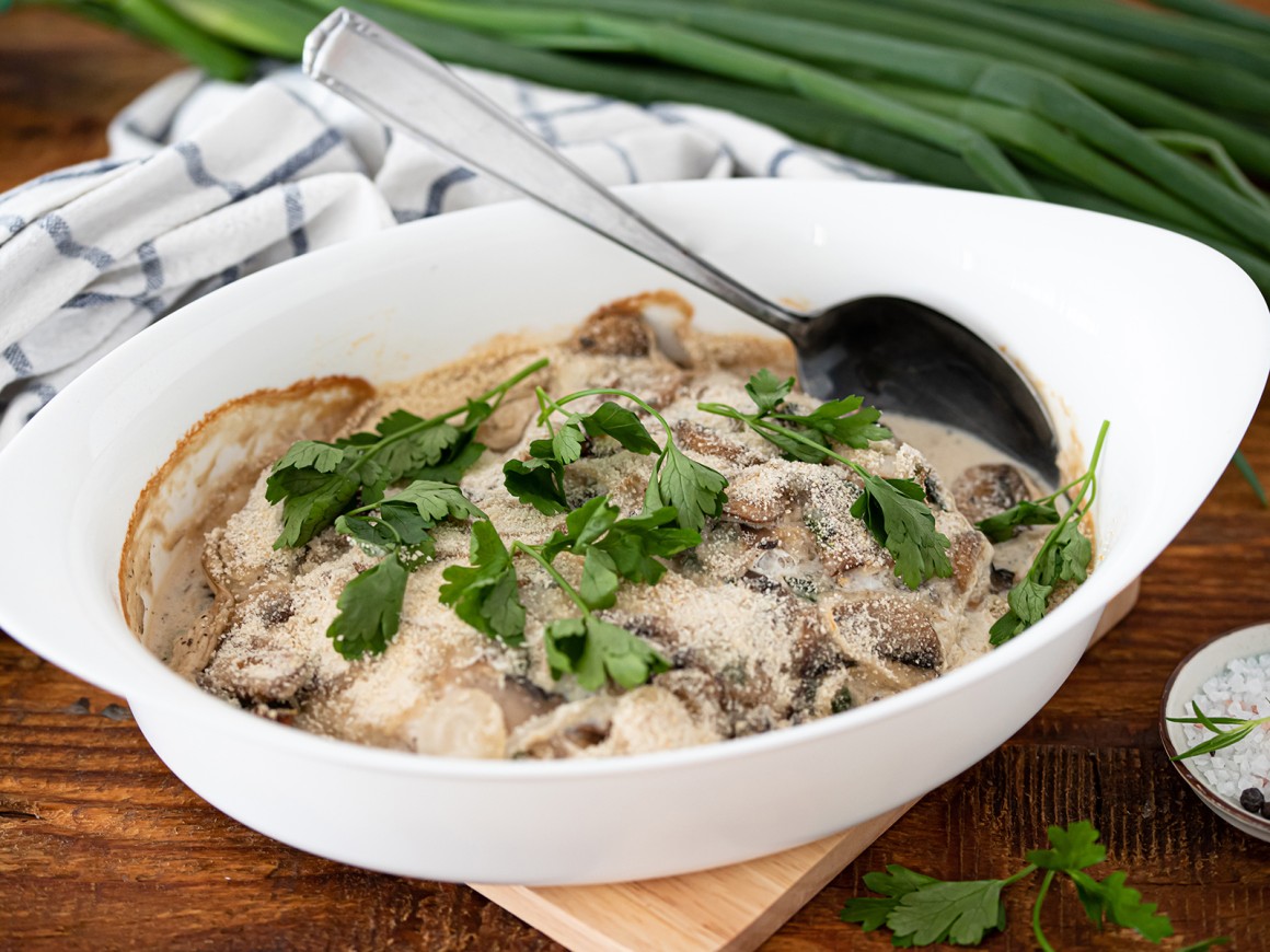 Pilz-Fisch-Pfanne
