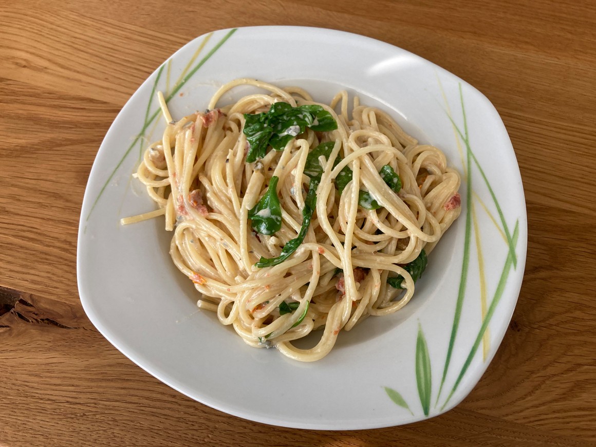Spaghetti mit Gorgonzolasauce - Rezept