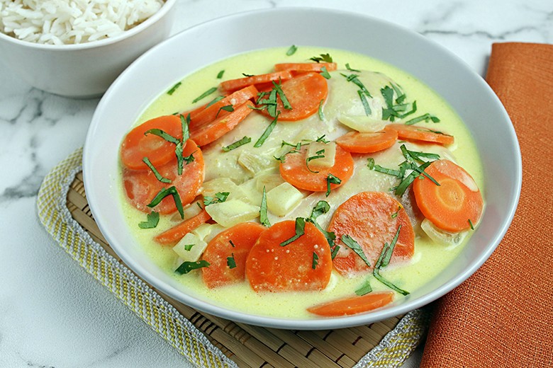 Hähnchencurry mit Karotten