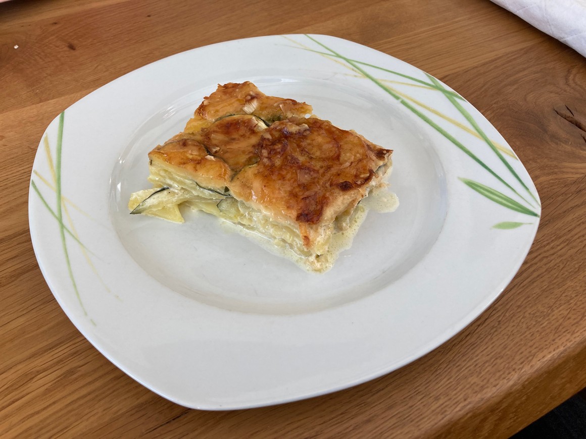 Zucchini-Kartoffelauflauf