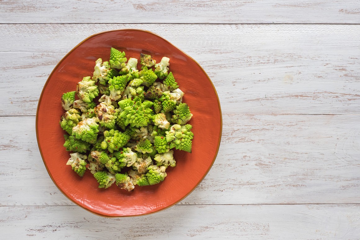 Geröstete Romanesco-Röschen