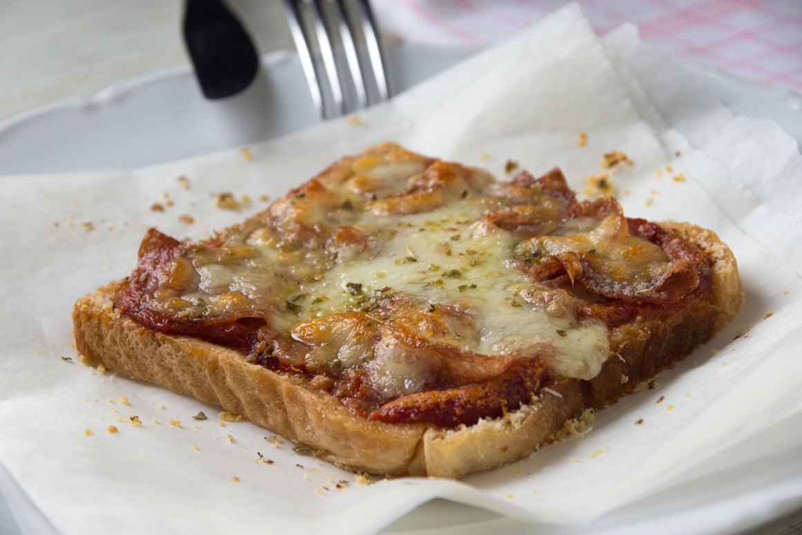 Einfacher Pizza-Toast