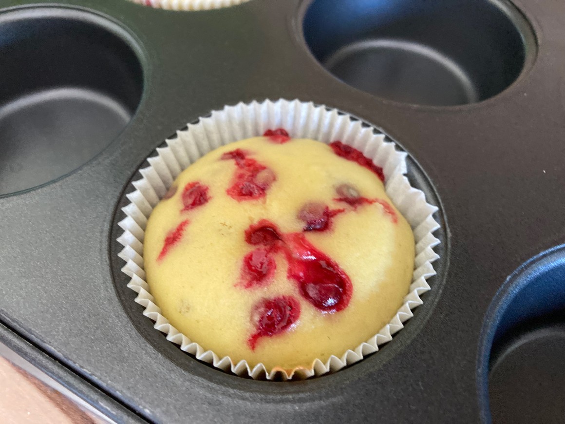 Einfache Johannisbeermuffins - Rezept