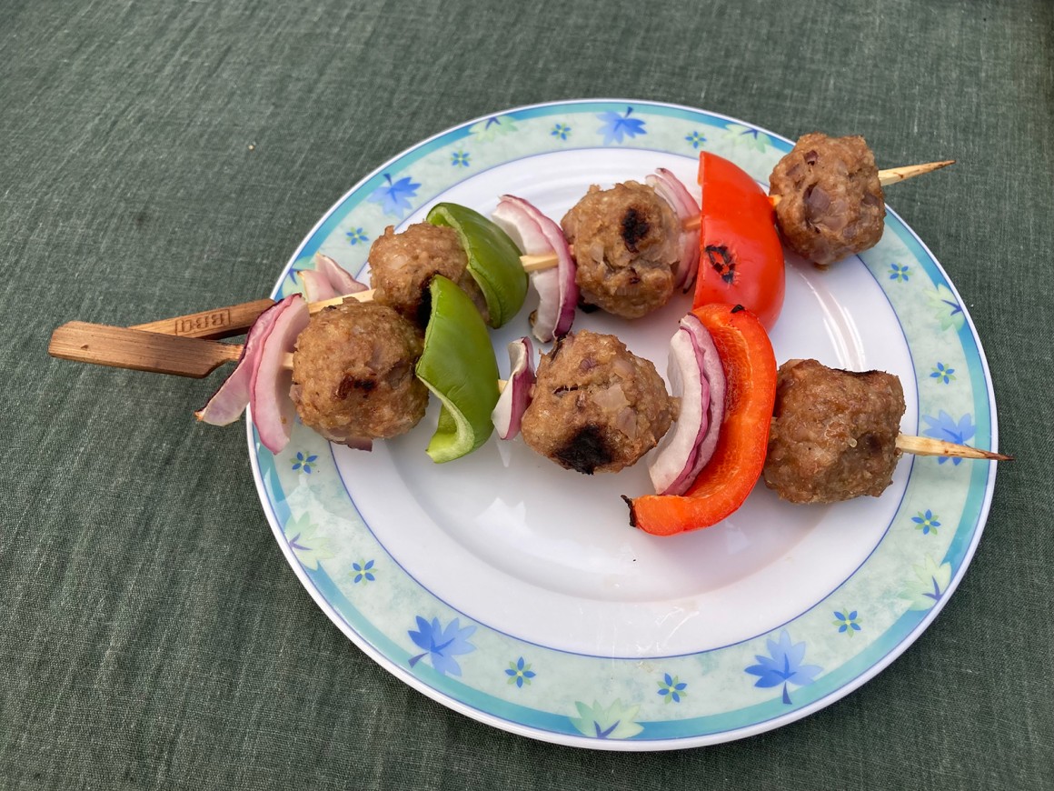 Hackfleisch-Spieße