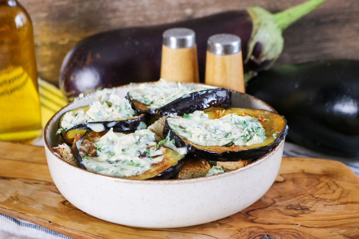 Gorgonzola-Auberginencreme