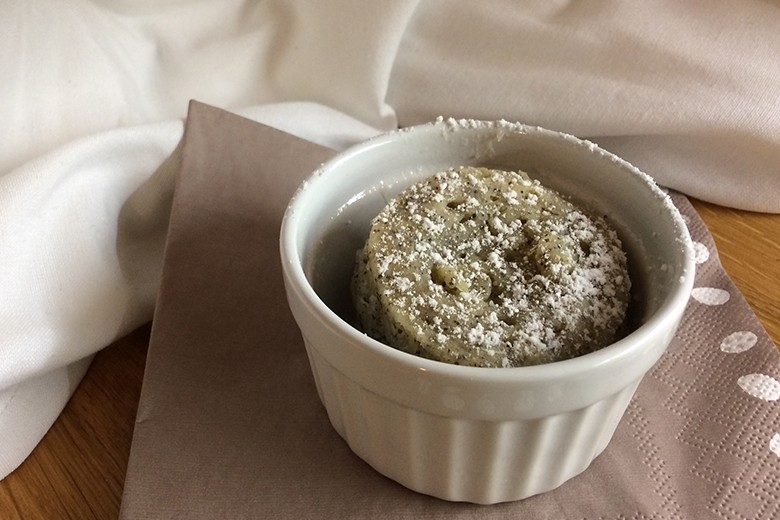 Vanille-Mohn-Mugcake