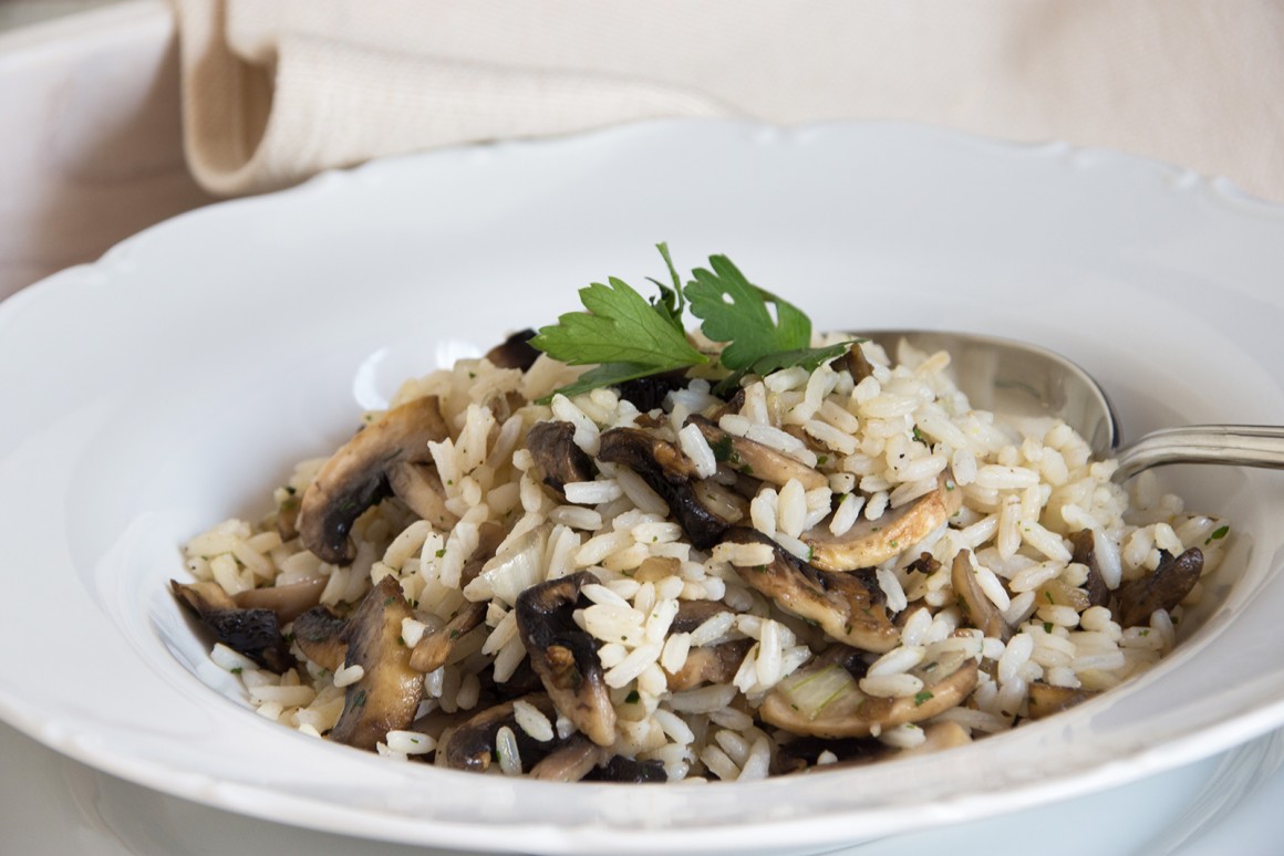 Pilzreis - Rezept