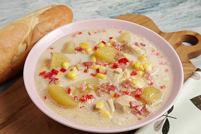 Maissuppe mit Chili