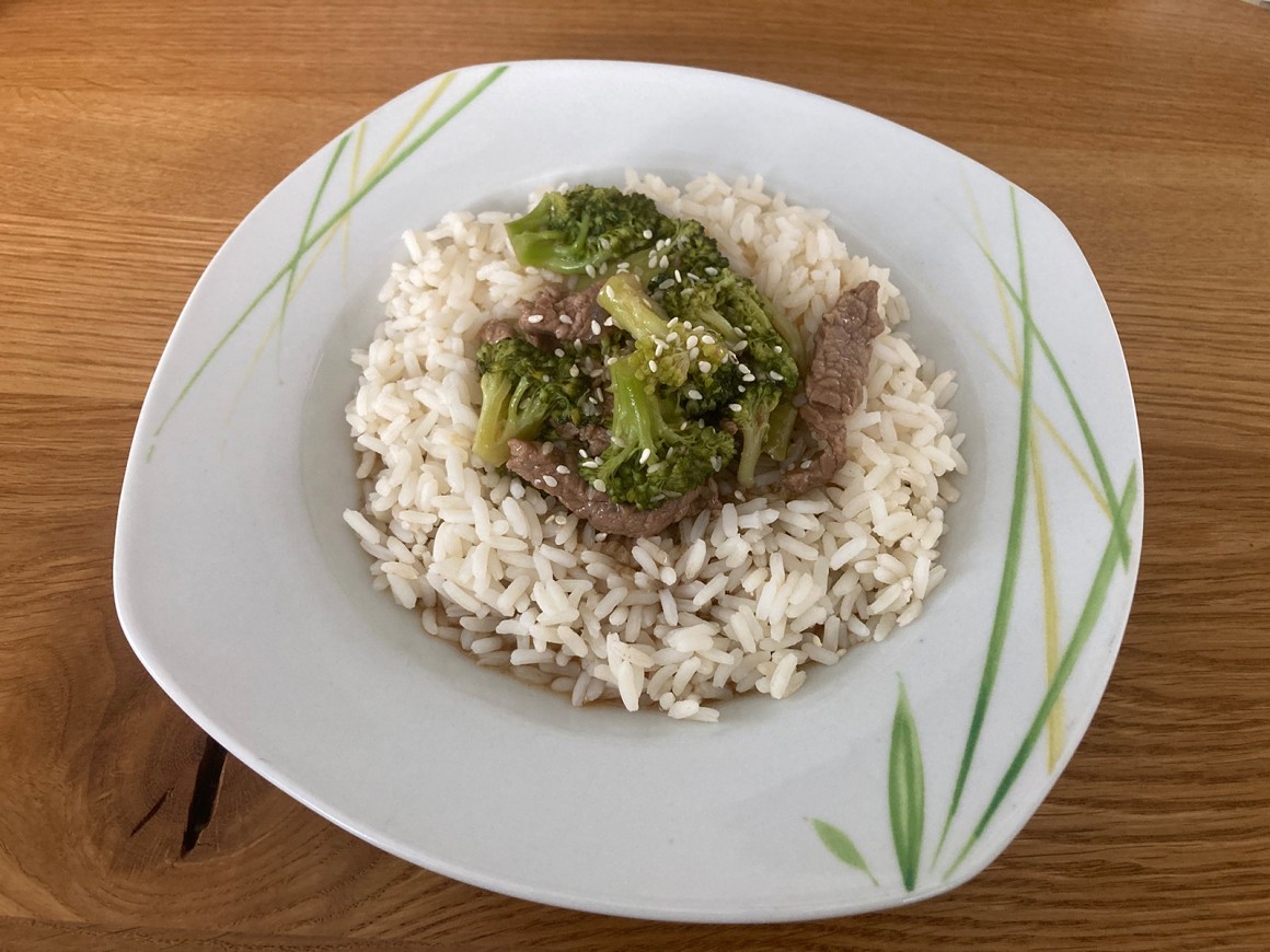 Wok mit Brokkoli