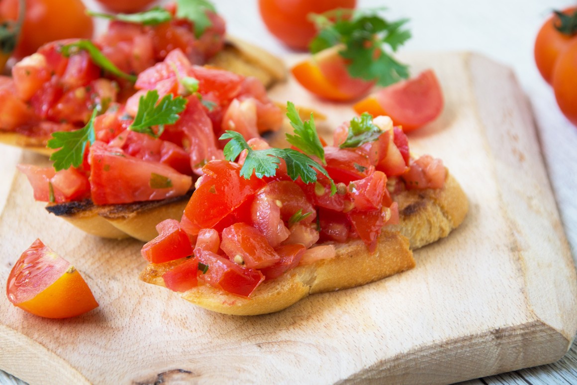 Bruschetta mit Tomaten
