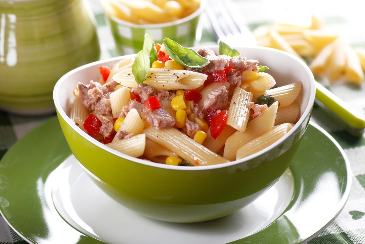 Nudelsalat mit Thunfisch - Rezept