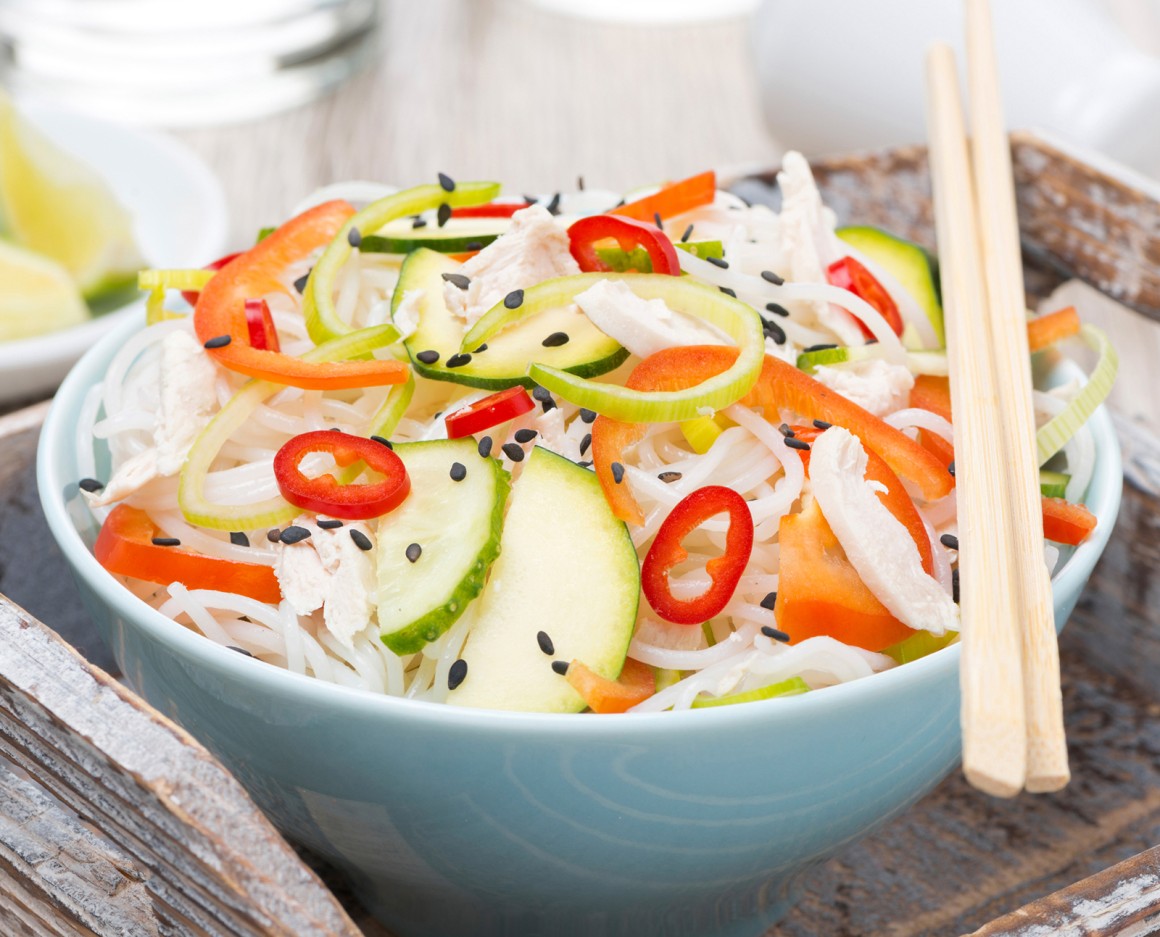 Thai-Salat mit Gemüse