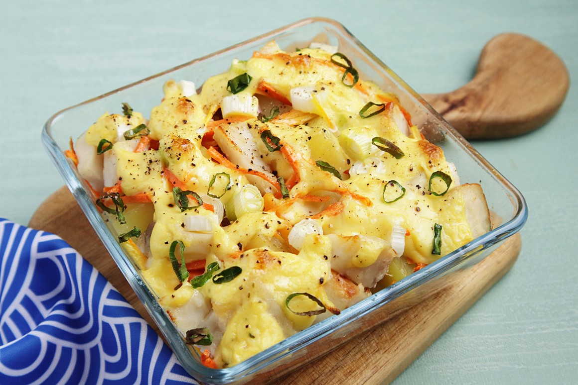 Fischragout mit Kartoffeln