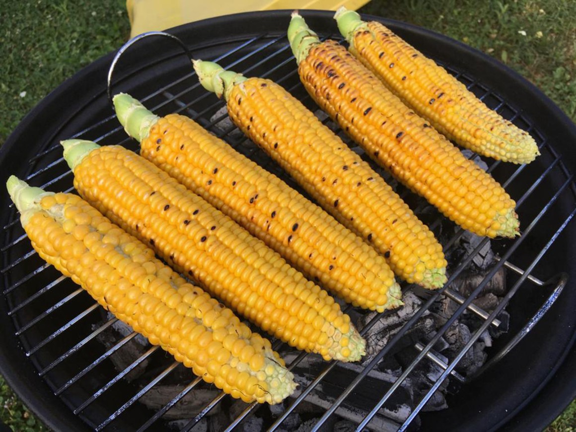 Gegrillter Maiskolben