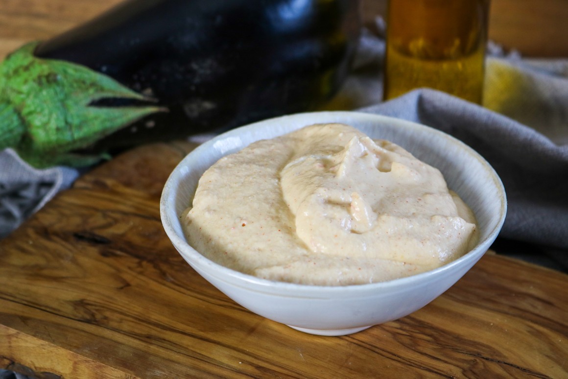 Einfacher Auberginen-Feta-Dip