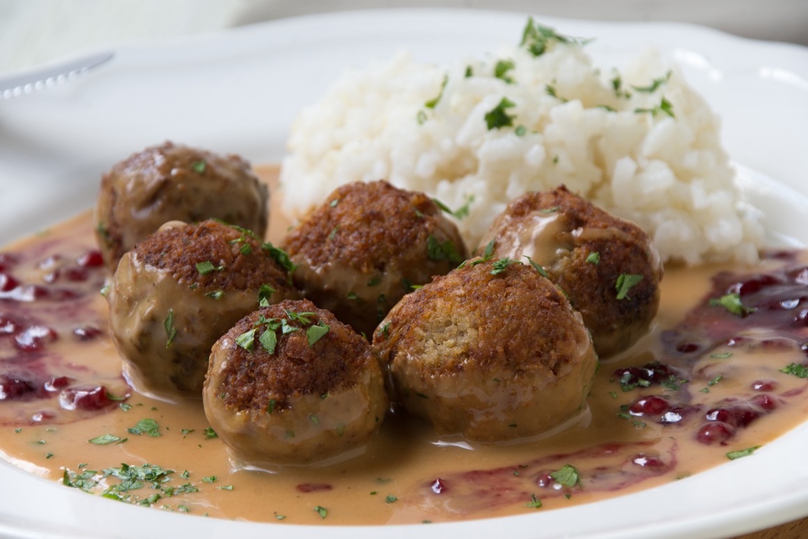 Köttbullar mit Reis - Rezept